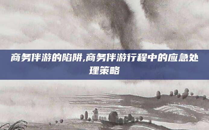 枣庄商务伴游的陷阱,商务伴游行程中的应急处理策略